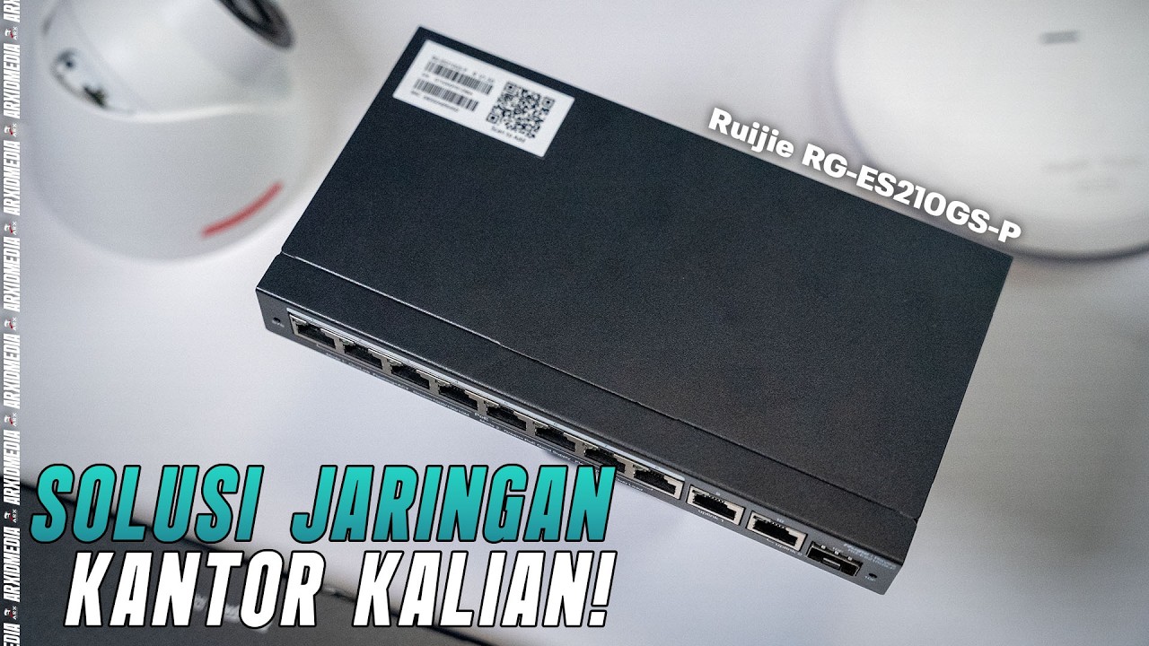 Benda Kecil Yang Sering Disepelekan Di Jaringan Kantor! Managed Switch Ruijie RG-ES210GS-P Review