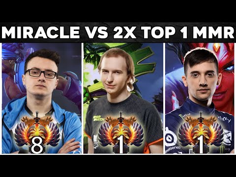 Miracle Signature Anti-Mage vs 2x TOP 1 MMR - Dota 2