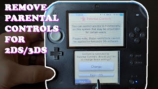 HOW TO REMOVE PARENTAL CONTROLS/PIN THE EASY WAY 2DS/3DS