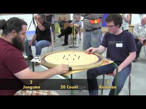 Crokinole 2017 World Championship Top 4 - Reinman v Jongsma