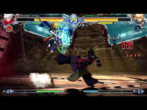 BBCF2 Netplay 9/14/17 - XIIIBlades (Jin) vs Nineball (Ragna)