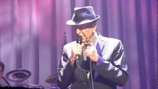 Leonard Cohen - Anyhow (with cigarette story) - The Louisville Palace - 30-03-2013