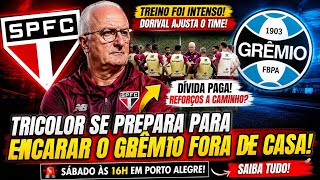 SÃO PAULO SE PREPARA PARA ENCARAR O GRÊMIO FORA DE CASA! MUITO TREINO PESADO! SÃO PAULO X GRÊMIO