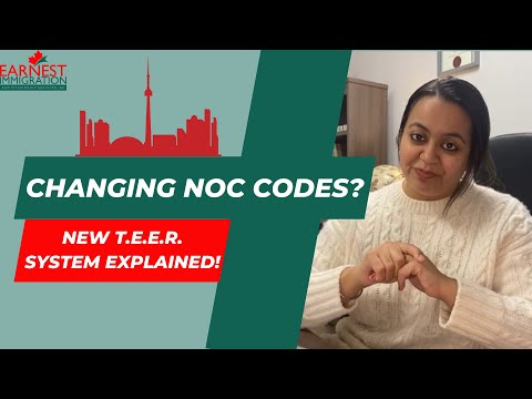 New NOCs Explained! How To Apply After November 16 2022! #expressentry  #teer #canadianimmigration
