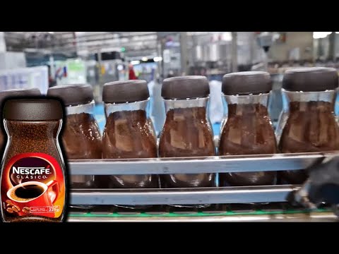 How Nescafe Coffee Is Made in the factory | Coffee Bean Harvesting Process