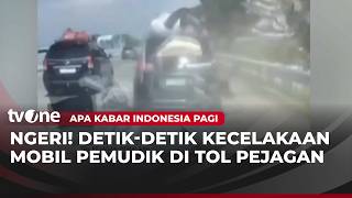 Download lagu Kecelakaan Maut Terjadi di Tol Pejagan, Minibus Hancur hingga Pembatas Jalan Menembus Pintu Belakang mp3