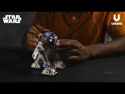 Star Wars R2-D2 (3D dřevěná mechanická skládačka) - YouTube Video
