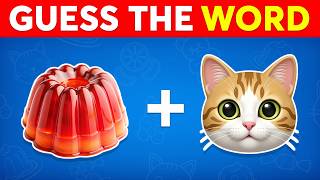 Guess the WORD by Emoji? 🤔❓✅ Fun Emoji Quiz Challenge | Monkey Quiz