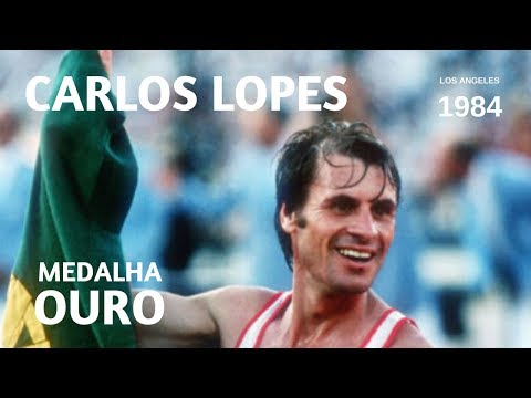 Carlos Lopes - Medalha de Ouro (Jogos Olímpicos Los Angeles, 1984)
