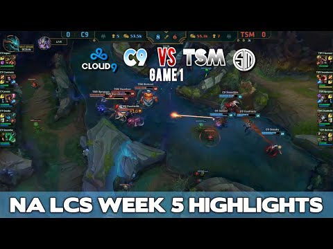 NA LCS Highlights Week 5 Summer 2017 | Ft. TSM vs C9, P1 MikeYeung and much more!