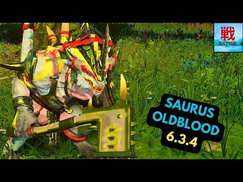Are Saurus Oldbloods BRUTAL ENOUGH in Patch 6.3.4? - Lizardmen Lord Unit Focus