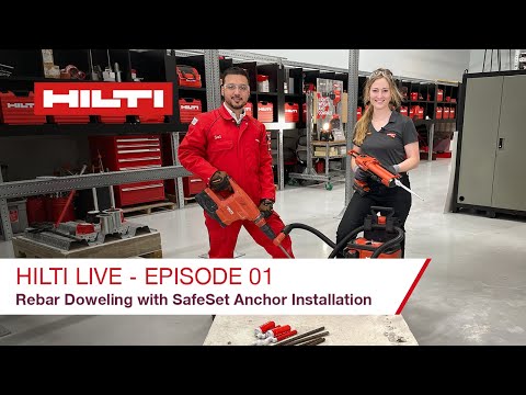 Hilti Live - Episode 01 - Rebar Doweling with SafeSet Anchor Installation