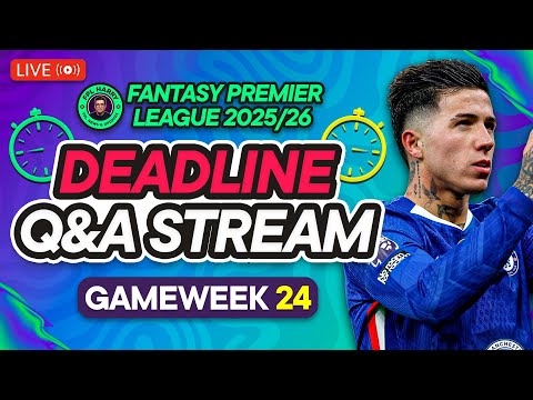 FPL GW24 LIVE DEADLINE STREAM 📸 | Who starts for Chelsea? 🔵 | Fantasy Premier League 2025/26