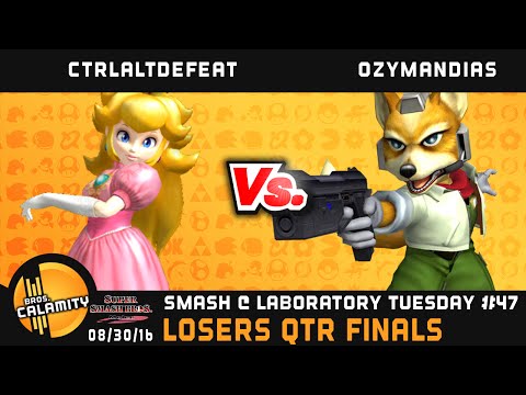 S@LT #47 | CtrlAltDefeat (Peach) vs Ozymandias (Fox) - Losers Qtr Finals - SSBM Singles