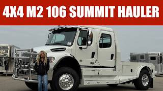 A preview image of the linked video showcasing 2025 Freightliner M2 106 Plus Summit Hauler