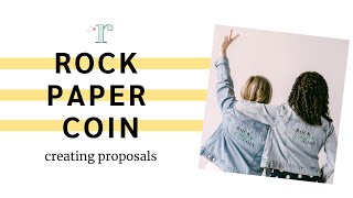 Proposals in Rock Paper Coin | Wedding Business CRM
