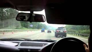 preview picture of video 'A Trip From Cibubur to Sentul City in a 1995 BMW E34 M50'