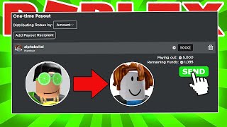 HOW TO GIVE OR SEND YOUR FRIENDS ROBUX! (THE EASIEST WAY)