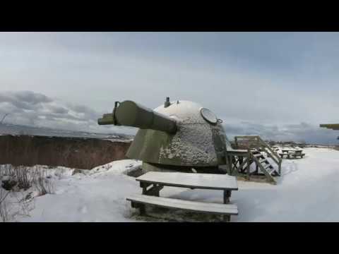Austrått fort - during the off season