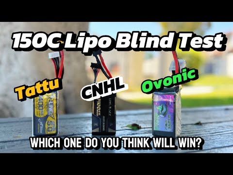 Tattu vs CNHL vs Ovonic | Which one is the best LIPO? | Blind Test