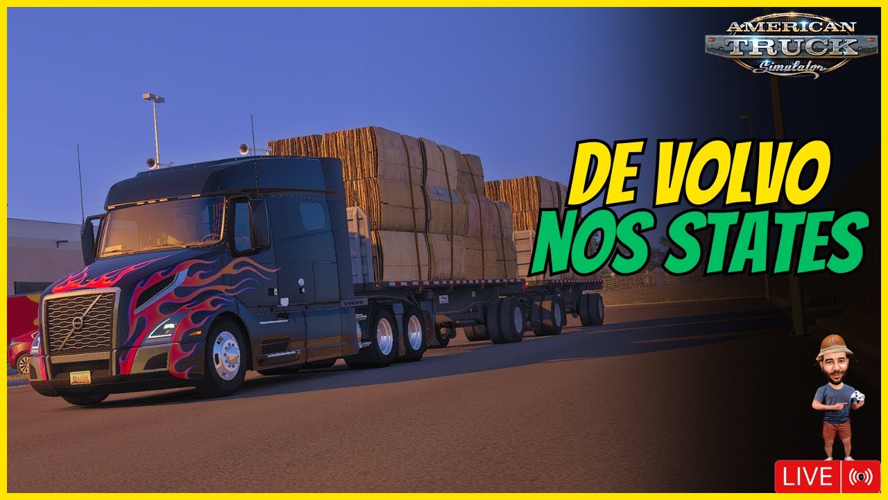 [🔴 LIVE 🔴]  | BOTANDO PRESSÃO NO AMERICAN TRUCK SIMULATOR 2  1.53 ❗️px