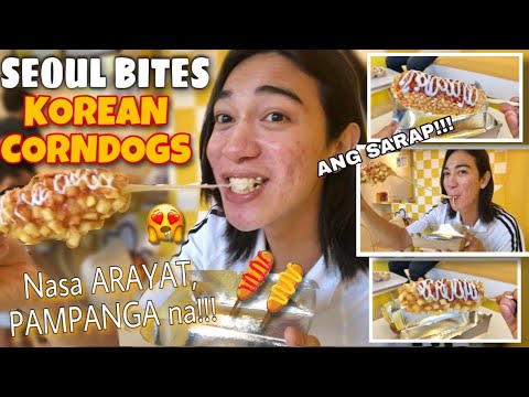 SEOUL BITES, KOREAN CORNDOGS!!! Nasa ARAYAT PAMPANGA na!!! Sobrang sarap at sobrang affordable!!!