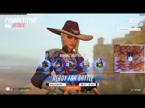35K DMG! GALE INSANE ASHE GAMEPLAY OVERWATCH 2 SEASON 2