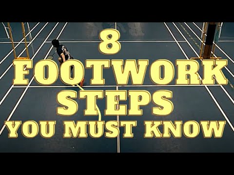 EIGHT FOOTWORK STEPS to Make You A FASTER Badminton Player!