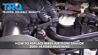 How to Replace Mass Air Flow Sensor 2005-14 Ford Mustang