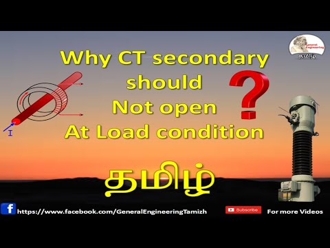Current transformer working animation and types of CT in Tamil How does current transformer works