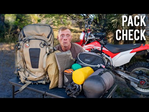 Moto Camping With Just A Backpack?.. My "Sorta-Light" Dirt Bike Backpacking Kit 2023