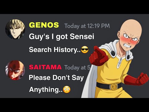 If Genos got Saitama Search History | One Punch Man discord server