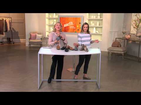 Earth Origins Leather Perforated Slip-ons - Sadie with Pat James-Dementri