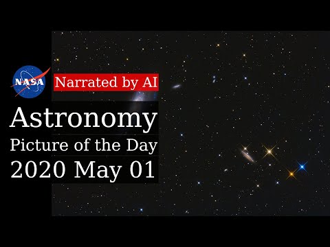 APOD: 2020-05-01 - A View Toward M106 (Narrated by Brian)