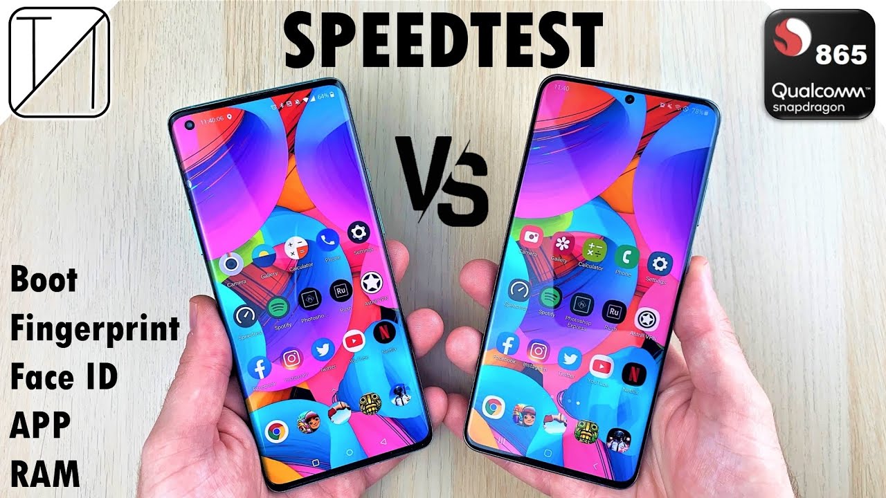 OnePlus 8 Pro vs Galaxy S20 Ultra Speed Test
