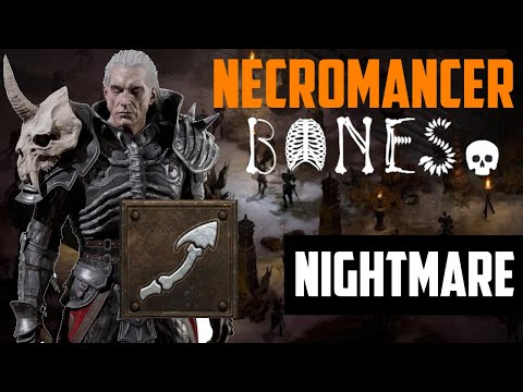 [Nightmare] Bone Necromancer Playthrough | Diablo 2 Resurrected