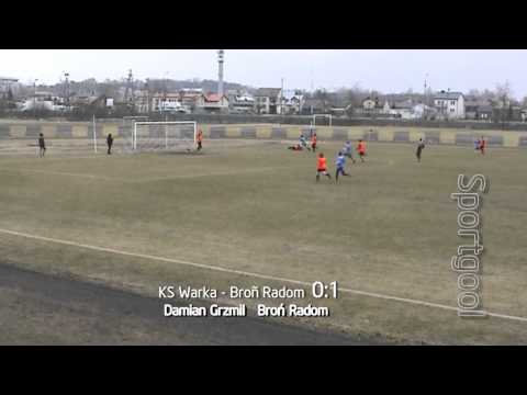 KS Warka :  Broń 99  0 : 3 Bramka  Damian Grzmil na 0:1