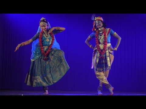 Radha Madhava Samvadam by Meghna Unnikrishnan & Jayashri - Sridevi Nrithyalaya -Bharathanatyam Dance