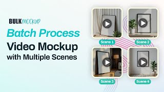 Batch Process Video Mockups — Multiple Scenes & Multiple Smart Objects