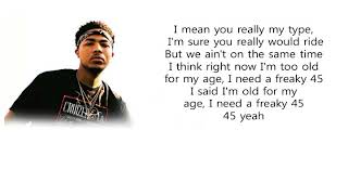 Cozz Freaky 45  lyrics