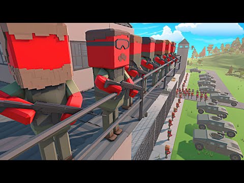 Secret MEGA FORTRESS Defense VS Super Soldiers! - Ancient Warfare 3: Battle Simulator