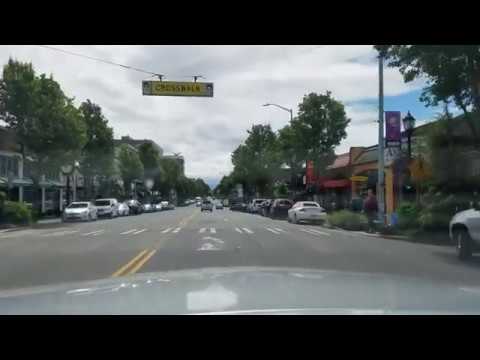 California Avenue Dash Cam Tour West Seattle, Washington June 1, 2017