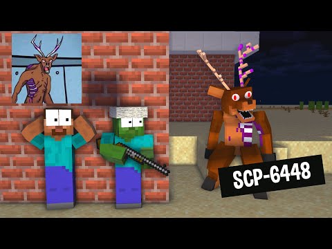 SCP 6448 PRISON BREAK MONSTER SCHOOL HUMANS, REFUTED- MINECRAFT