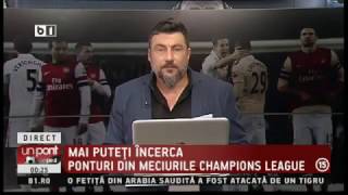 Un Pont pe Zi, 23.11.2016: Completam oferta de pariuri pe Liga Campionilor!