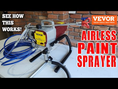 Vevor 450 Airless-Spritzgerät // Vollständiger Testbericht – Ich bin beeindruckt!!
