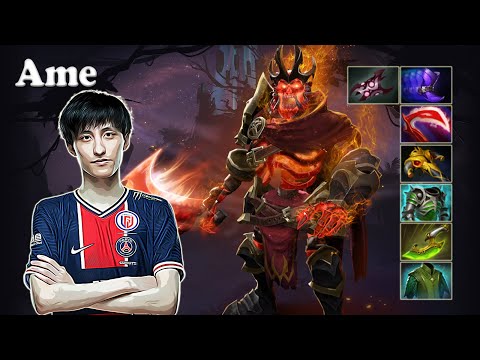 Ame - Wraith King Safelane | Dota 2 7.30e Gameplay #2