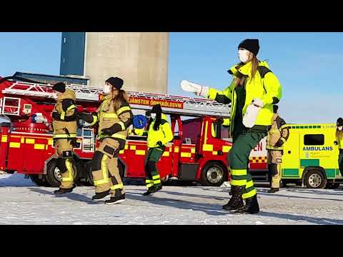 Jerusalema Challenge - Ambulance and Rescue services of Örnsköldsvik, Sweden. Feb 2021
