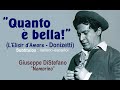 Aria "Quanto è bella"  (Donizetti, 1832), por Giuseppe Di Stefano - Subts.: italiano- español HD