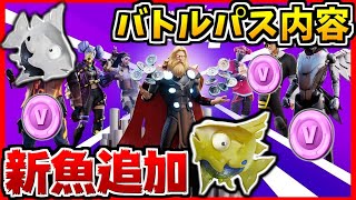 【フォートナイト】シーズン４は○○コラボがある！バトルパスと新アイテムも神すぎる！【Fortnite/魚/マーベル】