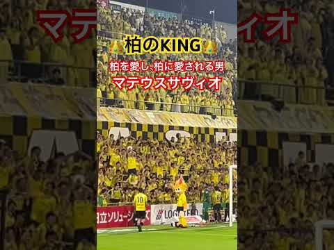【柏レイソル】マテウスサヴィオよ。柏で闘ってくれてありがとう。チャンスクリエイト数Jリーグトップ。柏のKING。#柏レイソル　#マテウスサヴィオ　#サヴィオ #jリーグ #三協フロンテア柏スタジアム